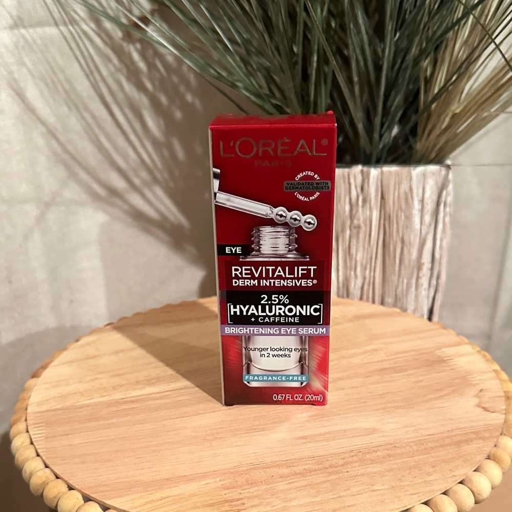 L'Oreal Revitalift Brightening Eye Serum - Red Packaging